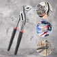 💥【50% OFF】🔥 Waterpomptang/Groefverbindingstang | Chroom-Vanadiumstaal | 7-voudig Verstelbare Kaak | Getande Kaken Antislip | Rubberen Handgreep Comfortabel | Universeel voor Loodgieterij/Auto/Huishouden 🔧