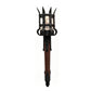 Middeleeuwse fakkel wandlamp met vintage vlameffect