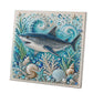 💥 Met 50% korting! 🔥 DIY-kunstparel schilderpakket – oceaan thema, 8 ontwerpen, 3D-textuur, premium zelfklevend canvas, mindfulness, ideaal cadeau 🐚