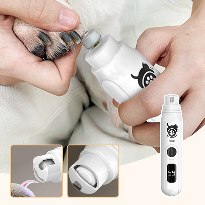 🔥HETE AANBIEDING 50% KORTING🔥 Geluidsarme elektrische nagelslijper met digitaal display voor huisdieren