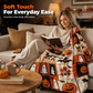 ⏳ Laatste dag: 50% korting 🎃 Halloween-flanellen deken met patchwork