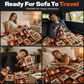 ⏳ Laatste dag: 50% korting 🎃 Halloween-flanellen deken met patchwork