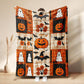 ⏳ Laatste dag: 50% korting 🎃 Halloween-flanellen deken met patchwork