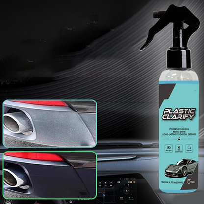 🚗🧼 Kunststof-reparatiespray voor voertuigen | Reinigt & beschermt | Vetvrije hoogglans | Neutrale pH, veilig | Voor dashboard, banden, leer | 50% KORTING!