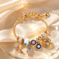 Hemelse bedelarmband met zon en maan