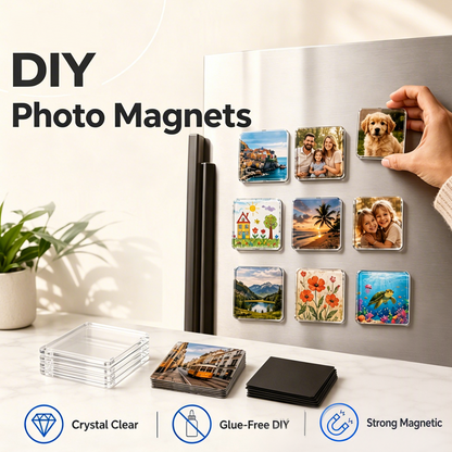 📸 DIY Acryl Fotomagneten – Maak Je Eigen Persoonlijke Koelkastdecoratie