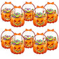 Doorzichtige Halloween-cadeautasjes in de vorm van een pompoen