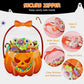 Doorzichtige Halloween-cadeautasjes in de vorm van een pompoen