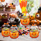 Doorzichtige Halloween-cadeautasjes in de vorm van een pompoen