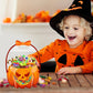 Doorzichtige Halloween-cadeautasjes in de vorm van een pompoen