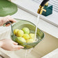 🥳KNALLER🥳💞Meer dan 50.000 verkocht! Rijstwasbak – dubbele functie, fijnmazig & ergonomische handgreep. Wassen & afgieten gaat perfect – sla je slag! ✅