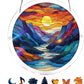 🚨 LAATSTE DAG SALE 50% KORTING 🌅 Acryl Raamhanger Met Oceaan Zonsondergang — Breng Kleurrijke Kunst In Je Huis! 🌊