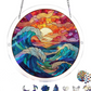 🚨 LAATSTE DAG SALE 50% KORTING 🌅 Acryl Raamhanger Met Oceaan Zonsondergang — Breng Kleurrijke Kunst In Je Huis! 🌊