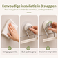 🧻 Keukenpapierhouder met Zuignap – Eenvoudig te Bevestigen, Geen Boren of Gereedschap Nodig, Perfect voor Tegels en Gladde Oppervlakken 🛁✨