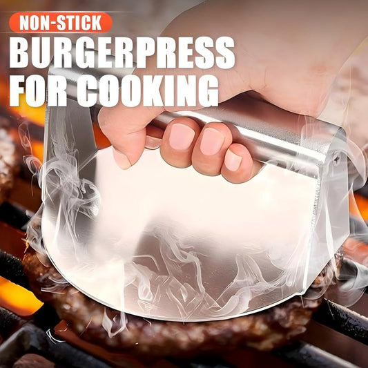 🔥 50% KORTING! 🍔 Nooit Meer Ongelijke Burgers – RVS Burgerpers Voor Perfecte Zelfgemaakte Burgers