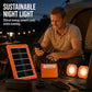 🔥 50% KORTING! ☀️ Draagbaar Zonne-Energiesysteem met LED Lampen | Laad Apparaten Overal Zonder Stopcontact 🔋