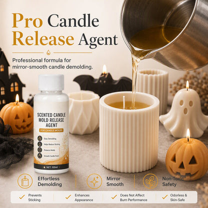 🎃🕯️ KOOP 2, KRIJG 1 GRATIS! Lossingsspray voor Kaarsvormen – Makkelijker Ontvormen & Gladdere Kaarsen | Voor DIY Kaarsen Maken ✨