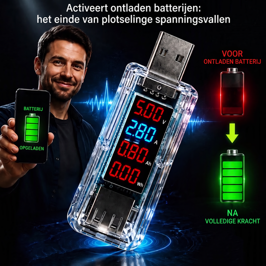 🔌 1+1 GRATIS! Multifunctionele Batterij Hersteldongle – Plug & Play, Eenvoudig te Gebruiken voor het Repareren van Smartphonebatterijen 🛠️✅