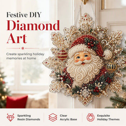 🎄✨ 50% KORTING! DIY Kerst Diamantkunst Hangdecoratie Kit – Maak Zelf Een Sprankelende Kersthanger Voor Een Warme Feestsfeer