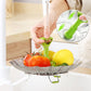 🥦 50% korting! Roestvrijstalen opvouwbare groentestomer – past in elke pan, 5 standen, vaatwasserbestendig. Gezonde stoommaaltijden! ✨🔪
