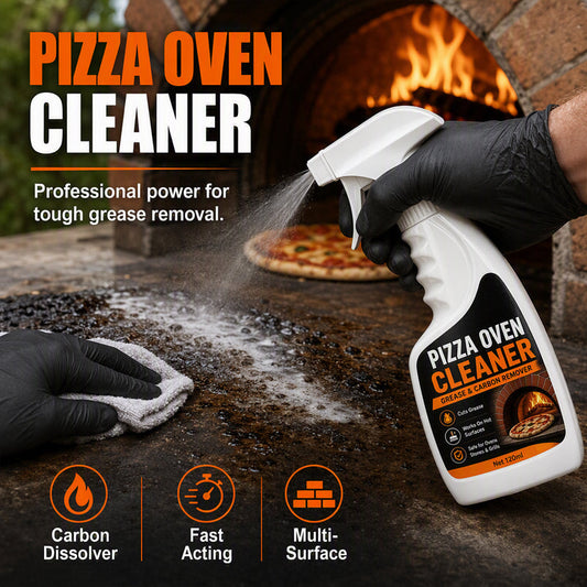 🍕🧼 Krachtige pizzaovenreiniger in sprayvorm – Dieptereiniger voor vet, aangekoekt vuil en ingebakken resten