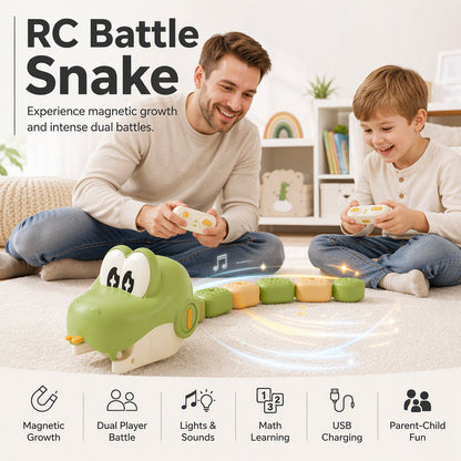 🐍 RC Battle Snake – Magnetisch Groeiend Afstandsbedienbaar Slangenspel voor het Hele Gezin 🎮