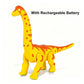 🦕 Elektrisch Lopende Brachiosaurus – Bewegend Dinosaurusspeelgoed met Geluid & LED-Ogen