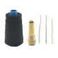 🧵 Leren Naaipriemset – Verwisselbare Naalden & Gewaxt Garen voor Leer, Canvas & Reparaties