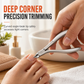 ✂️ Gebogen Precisie-Teennagelknipper – RVS Knipper voor Dikke & Moeilijk Bereikbare Nagelranden