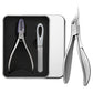 ✂️ Gebogen Precisie-Teennagelknipper – RVS Knipper voor Dikke & Moeilijk Bereikbare Nagelranden