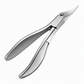 ✂️ Gebogen Precisie-Teennagelknipper – RVS Knipper voor Dikke & Moeilijk Bereikbare Nagelranden