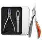 ✂️ Gebogen Precisie-Teennagelknipper – RVS Knipper voor Dikke & Moeilijk Bereikbare Nagelranden