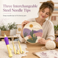 🔥 CREATIVE MUST-HAVE | Verstelbare Punch Needle Borduurset
