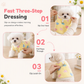 🐕 2+1 GRATIS – Warme Hondentrui met Geïntegreerde Riemring | Comfortabel voor Binnen & Buiten | Voor Koude Dagen
