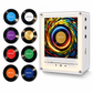 🎵 Magnetische NFC Muziekbox – 9 Muziekschijven, Draaiend Vinyl & Warm Sfeerlicht