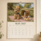 🐶📅 Yorkshire Terrier Wandkalender 2027 – 12 maanden vol schattige Yorkies