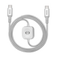 📱⌚ Snellaadkabel voor meerdere apparaten – Oplader voor horloges met kliksysteem en USB-C-voeding