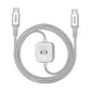📱⌚ Snellaadkabel voor meerdere apparaten – Oplader voor horloges met kliksysteem en USB-C-voeding
