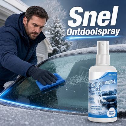 🧊⚡ BEPERKTE ACTIE – Snelle Autoruit Ontdooispray | Spray, Wacht & Veeg