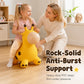 🦒🎵 Muzikale Giraffe Springkussen – Opblaasbaar Rijplezier voor Kinderen