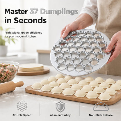 🥟🔥 50% KORTING！ Dumplingvorm met 37 holtes | Snelbereider