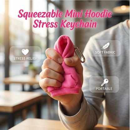 Modieuze miniatuur hoodie sleutelhangeraccessoire