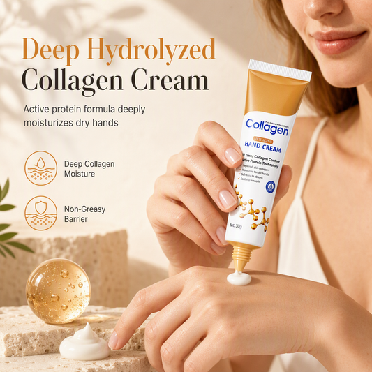 Hydraterende handcrème voor een droge, gebarsten huid.