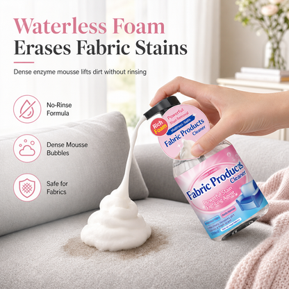 🫧✨ 50% KORTING | Waterloze Textielreiniger met Schuim – Vlekken Reinigen Zonder Volledig Wassen