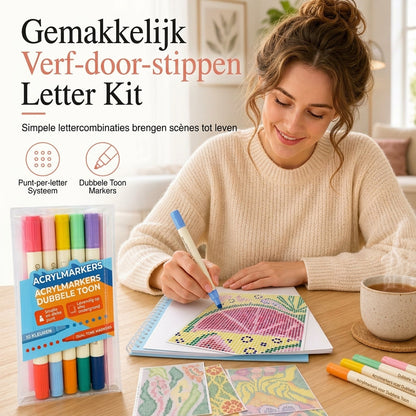 🎨✨ MINDFULNESS BRAILLE KLEURSET – KLEUREN, BRAILLE EN MINDFULNESS IN ÉÉN SET! 🧘