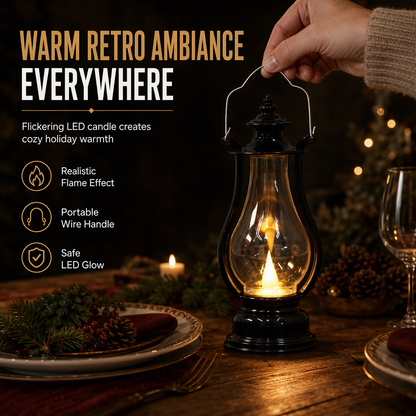 🏮 50% korting! Vintage LED petroleumlantaarn – realistisch flakkerend kaarslicht, veilig zonder vuur & rook. Perfect voor sfeer binnen & buiten! ✨🔥