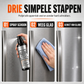 RVS-reinigings- en poetssprayset voor huishoudelijke apparaten, koelkasten en magnetrons