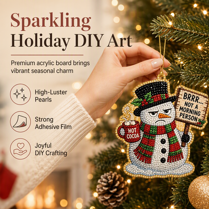 🎄✨ 50% KORTING | DIY Kerstornament met Parels – Maak, Versier & Hang Op