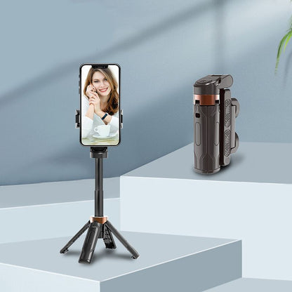 Verbeterde magnetische selfiestick, 360° draaibare beugel, uitschuifbaar tot 25 inch, compact Bluetooth-accessoire, compatibel met iPhone, smartphones en mobiele telefoons, voor selfies en opnames