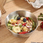 🥗✨ 50% KORTING | RVS Mengkom met Vergiet – Spoelen, Afgieten & Bereiden in Eén